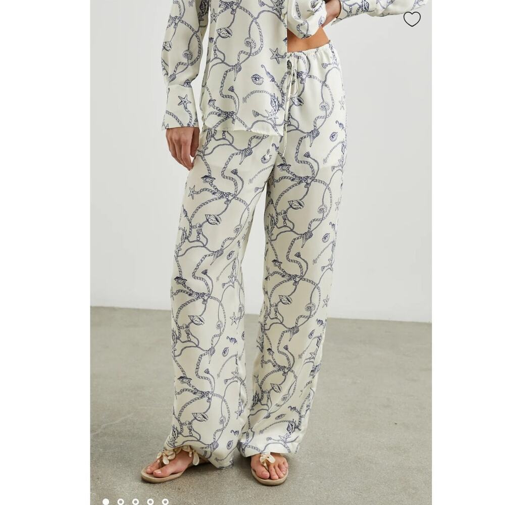 Rails Damani Nautical Chain Pants Womens Size Small Beachy Coastal Pull On